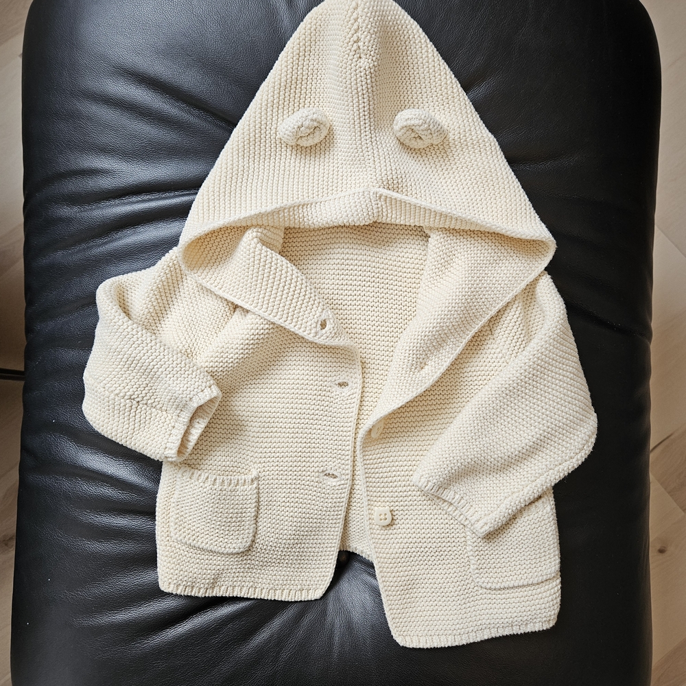 Baby GAP Cream Knit Kids Cardigan